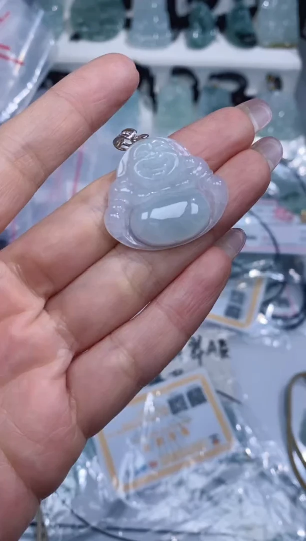 颈饰银S925镶嵌翡翠吊坠