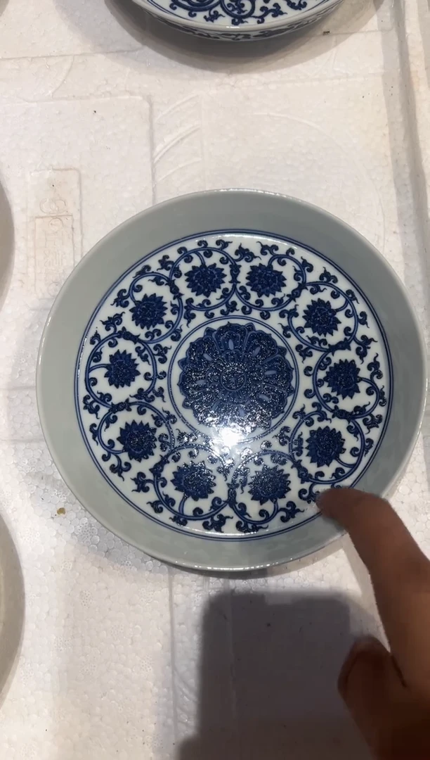 【闪购商品】003小王严选方老师作青花缠枝宝相纹壶承