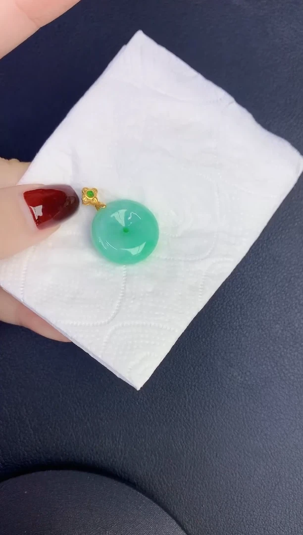颈饰未镶嵌翡翠缅甸天然翡翠a货