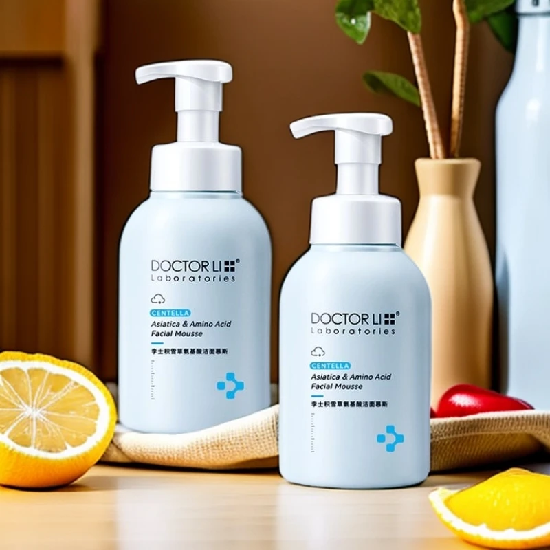 积雪草氨基酸修护洁面慕斯蓝胖子多泡沫舒缓温和除螨洗面奶男士