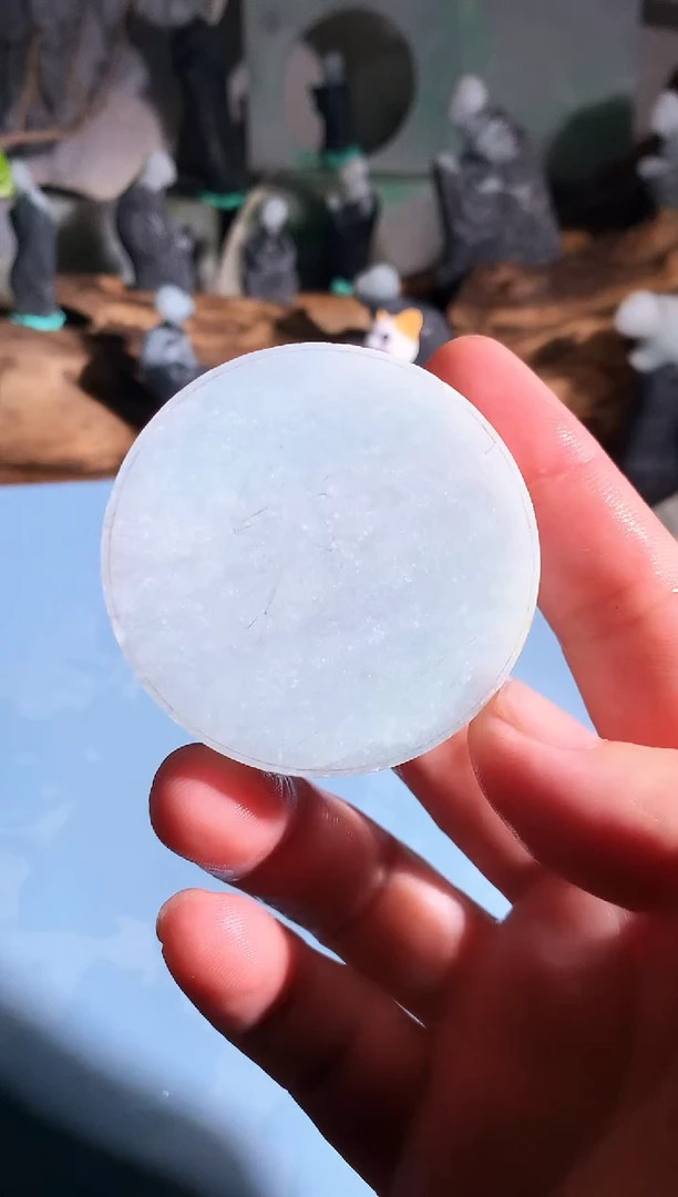 翡翠未镶嵌吊坠(不含链)人**道B640