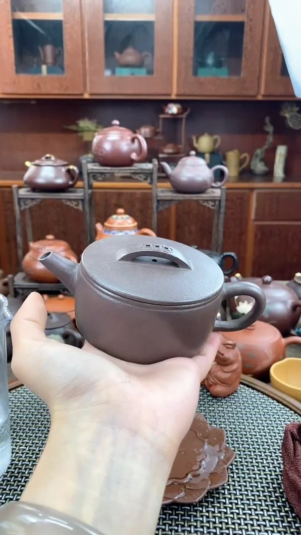 茶壶紫砂天青泥汉瓦170cc