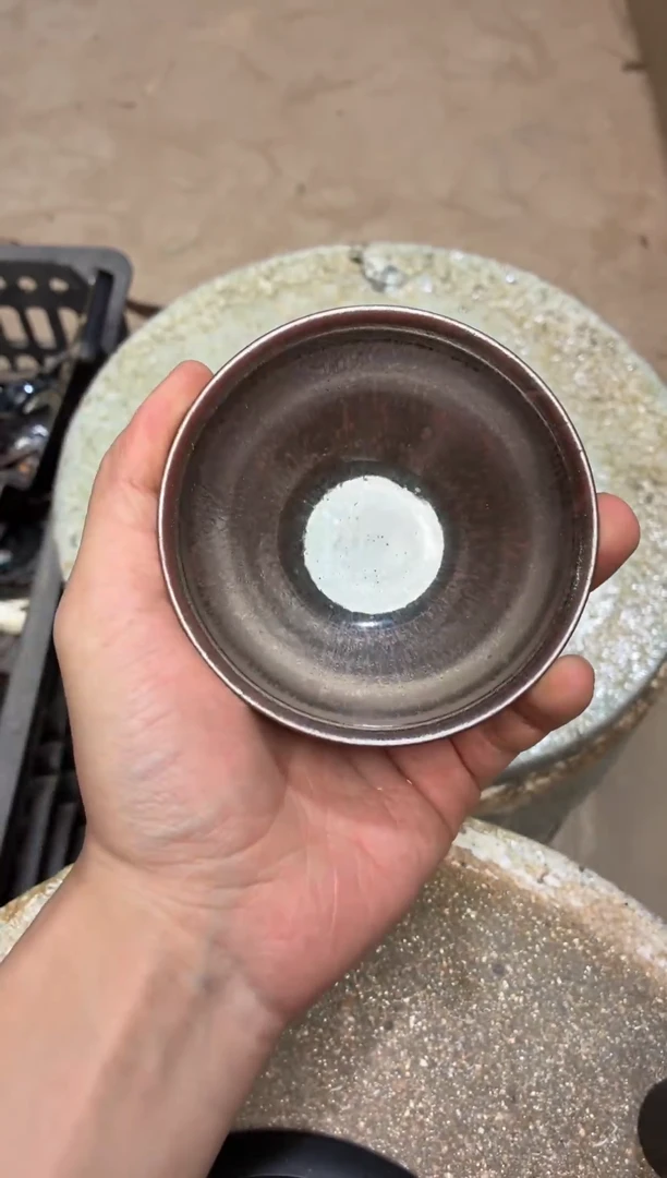 茶盏真柴烧建盏换点柴火