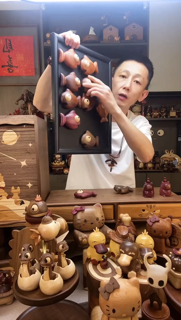 木楠缅甸花梨木鱼1条