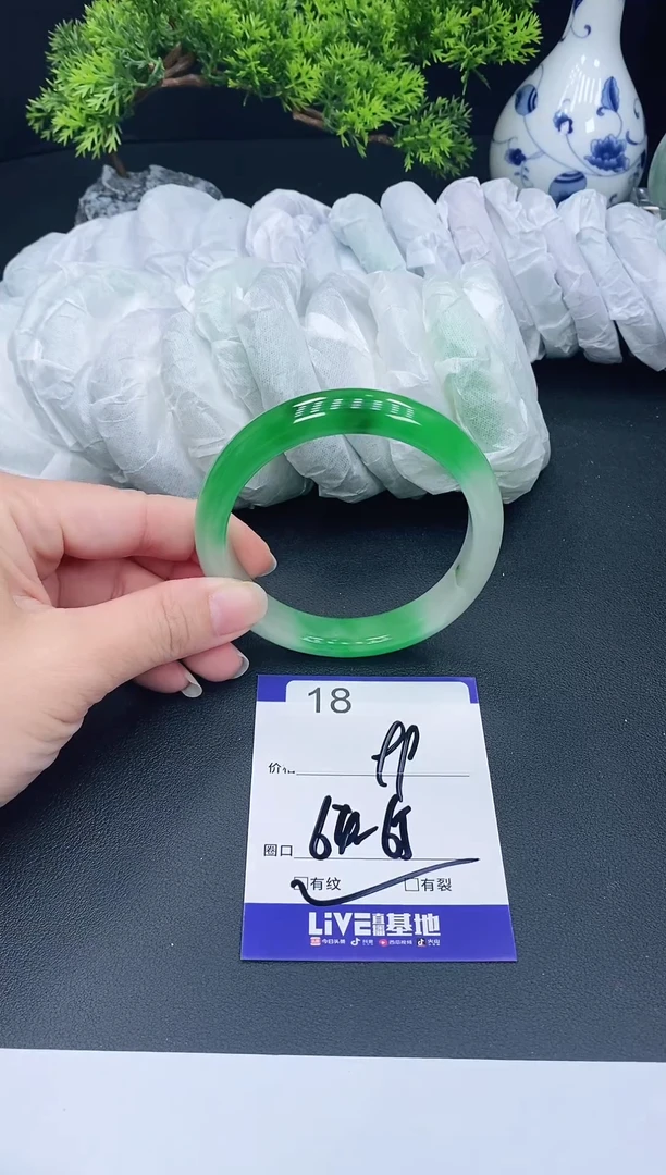 未镶嵌手镯翡翠18