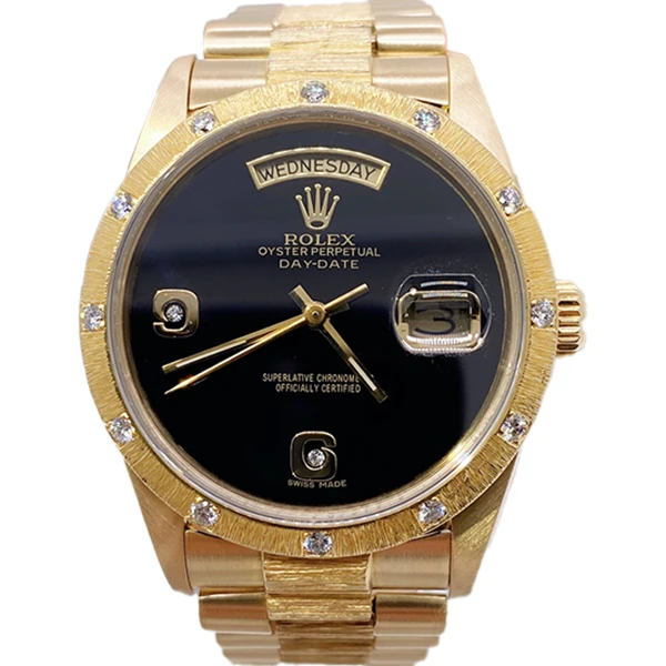 99新 Rolex/劳力士 老佛爷/劳力士18108后盘后钻/自动/单表/36mm