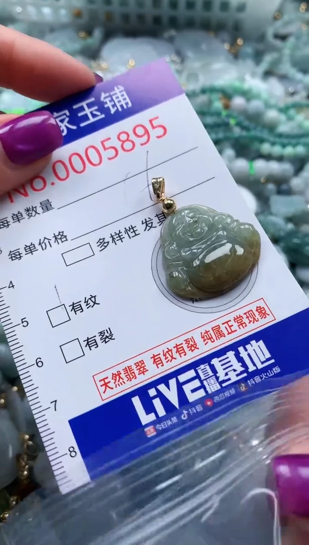 颈饰未镶嵌翡翠5895