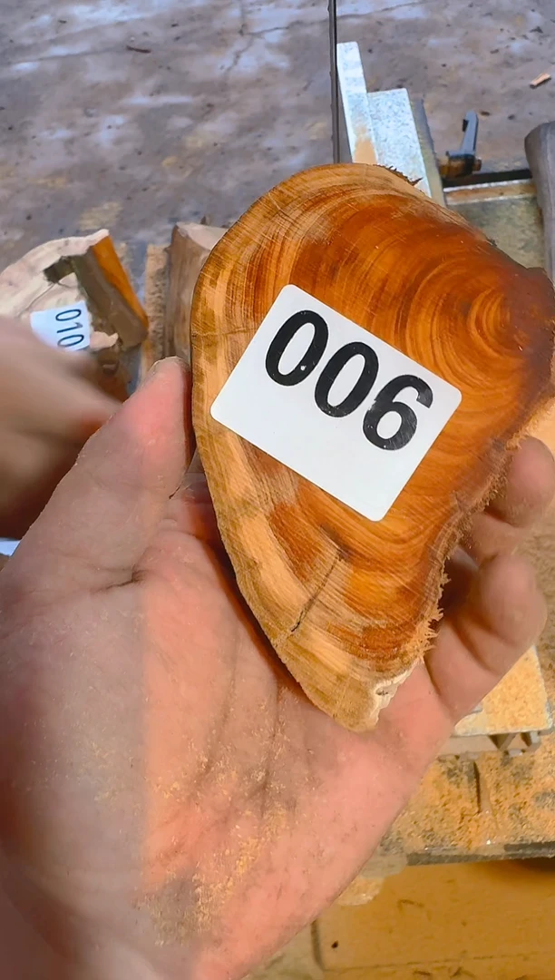 柏木太行陈化崖柏现切香片！卡 随机一片！（1单1片）006