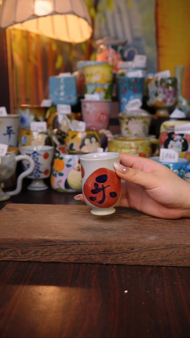 摆件泥垚手作 景德镇手工手绘器物