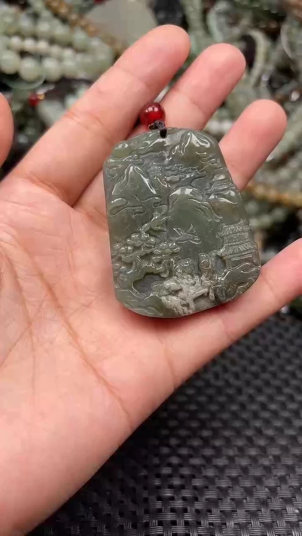 颈饰未镶嵌和田玉1