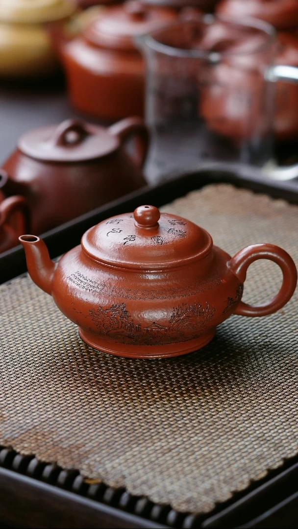 茶壶紫砂小*手黄龙山紫砂