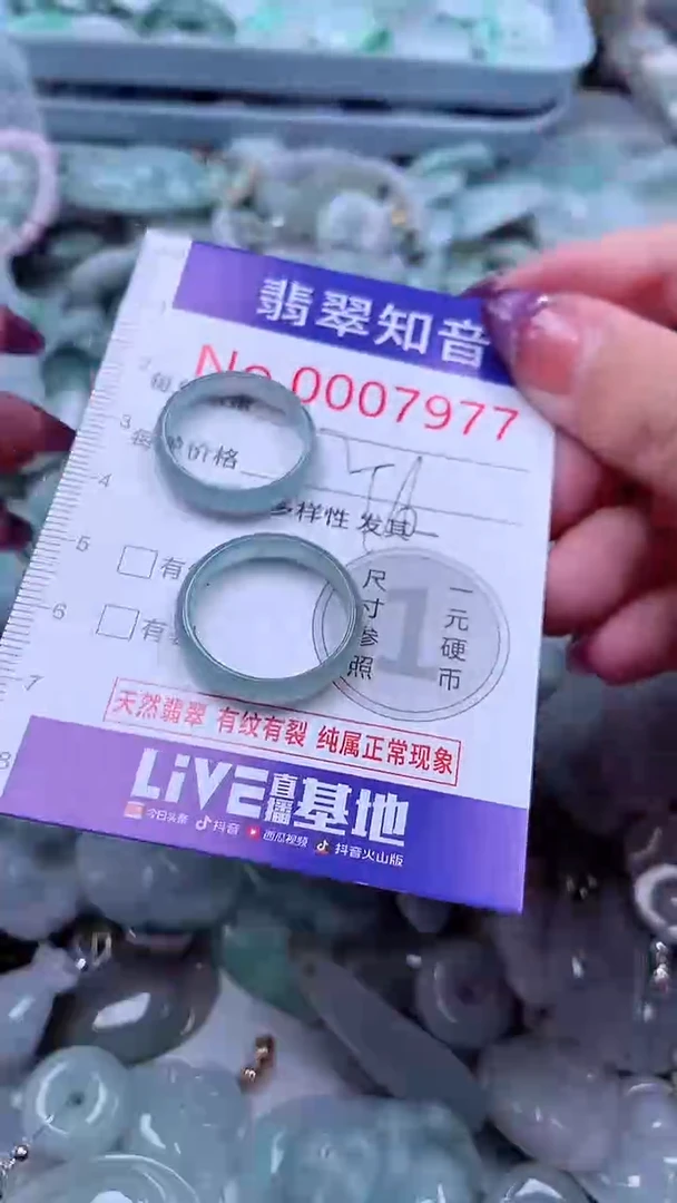 翡翠未镶嵌吊坠(不含链)7977