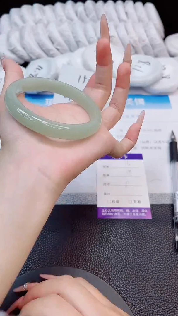 未镶嵌手镯石英质玉26--63