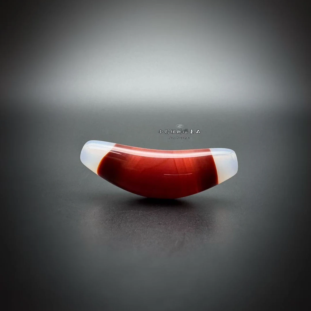 天然缠丝玛瑙牛角珠满线锁骨链 尺寸 42.7*13.8