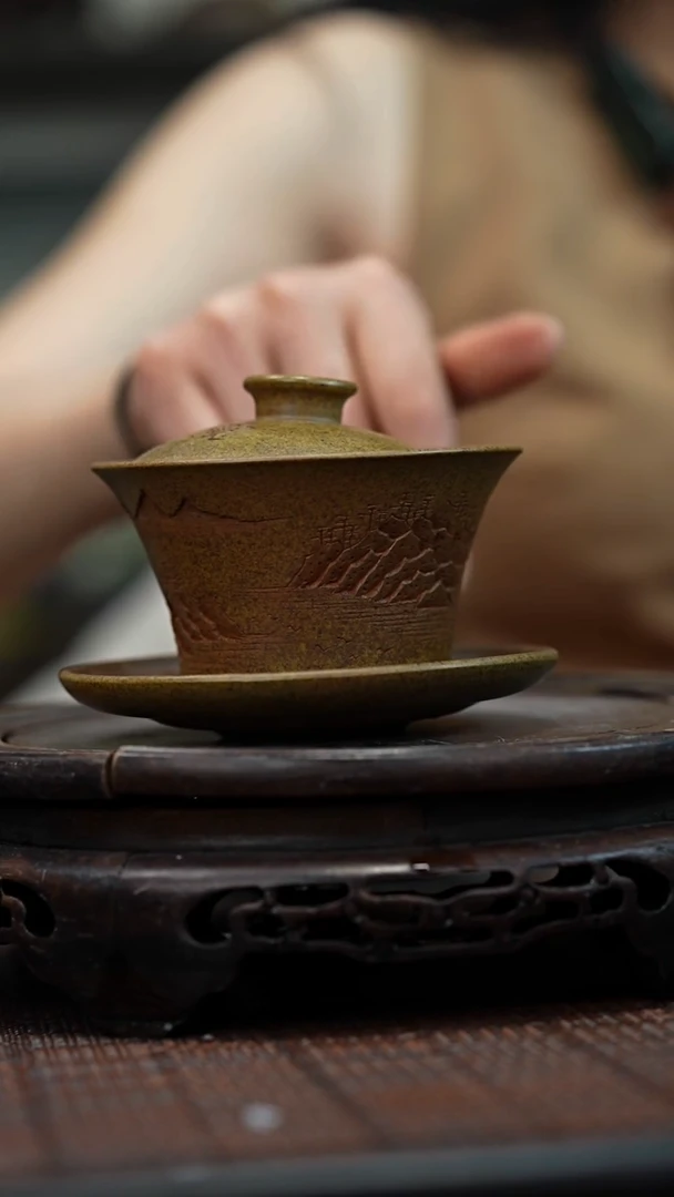 茶壶紫砂宜兴岁颐传砂原矿全手盖碗