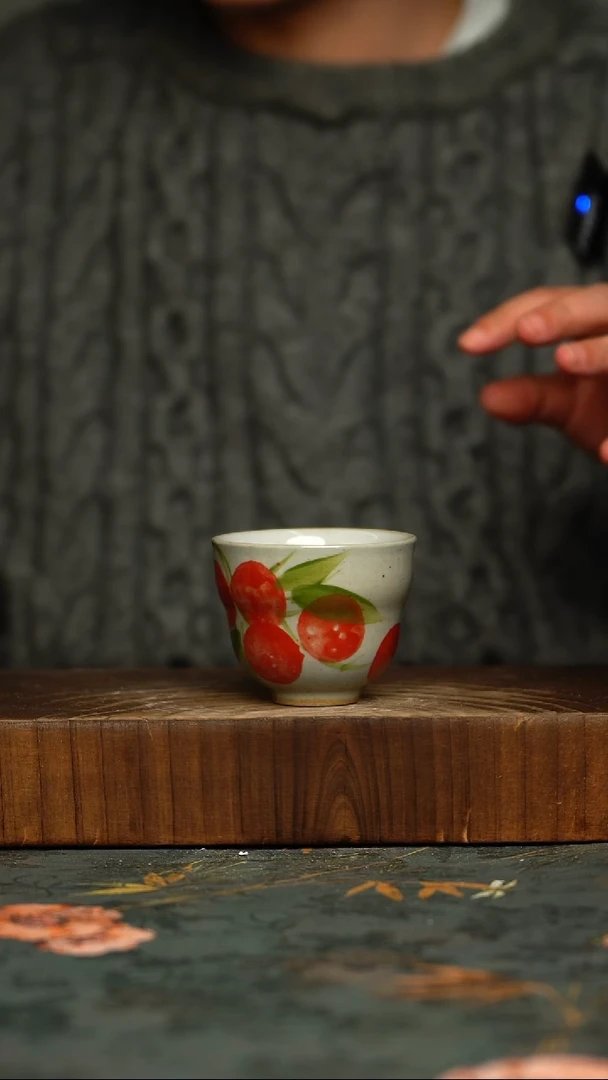 瓷片釉下彩手工手绘同款陶器