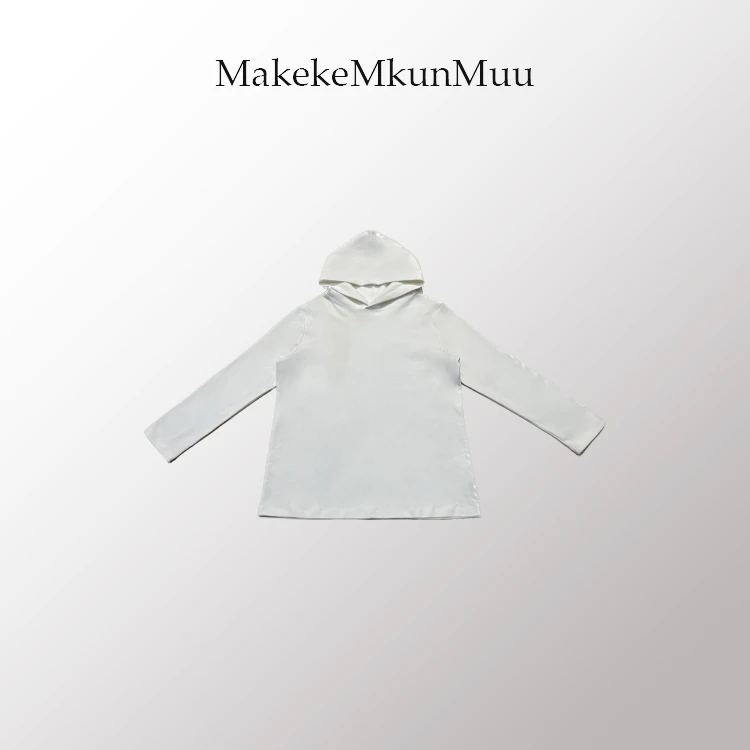 MakekeMkunMuu -绒感打底时尚百搭帽衫T恤