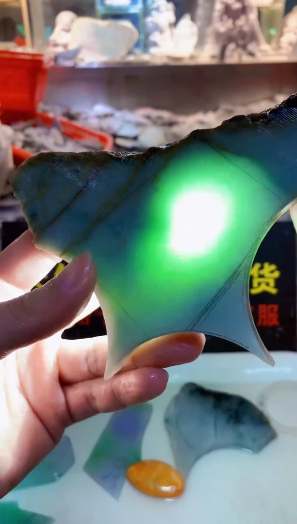 裸石翡翠0朗0翡翠珠宝620