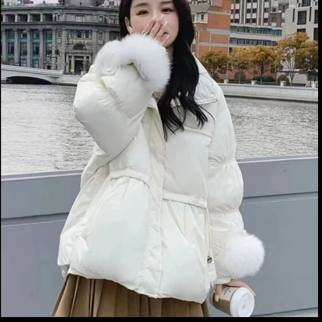 2024韩版冬季加厚保暖外套