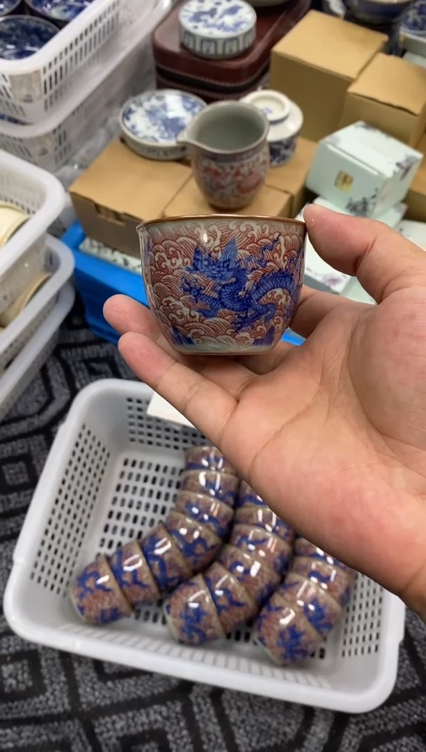 陶瓷景德陶瓷茶具容量约50