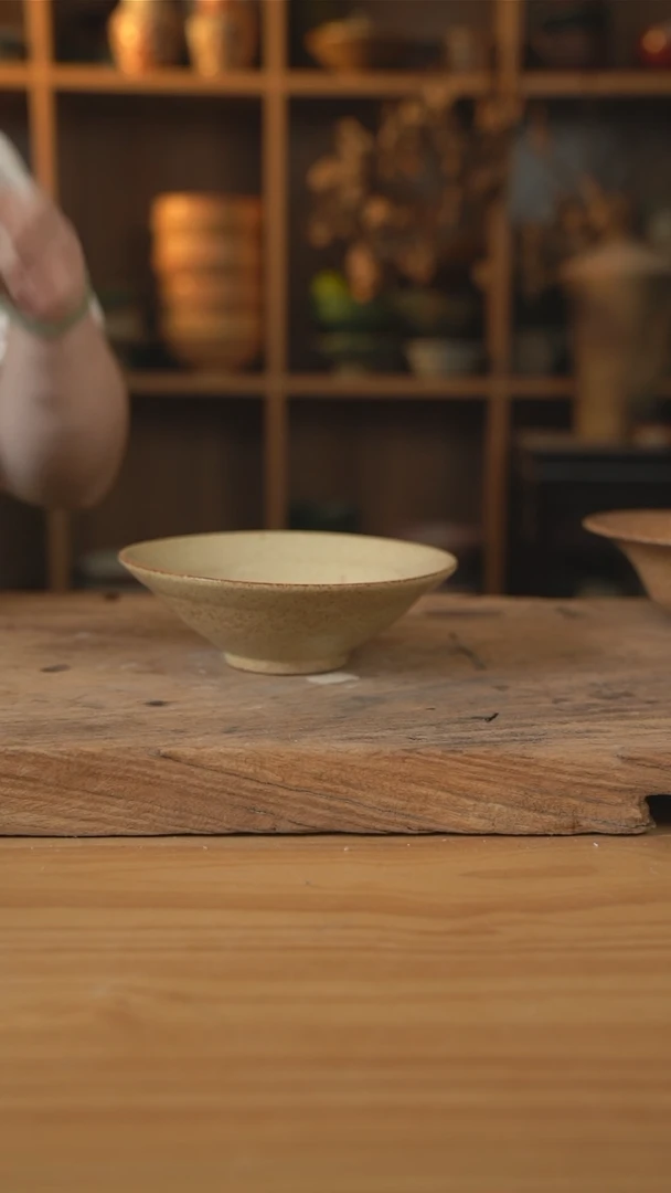 沙漠落日黄系列的6.5英寸帽子盘