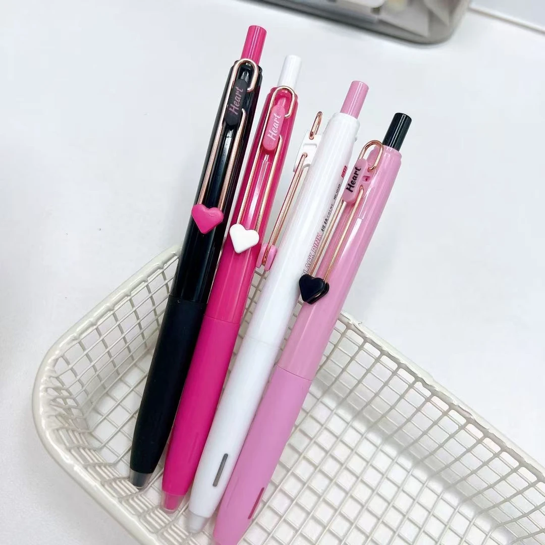 【黑墨-4支不挑杆】E06清库存柯林心动减震按动中性笔