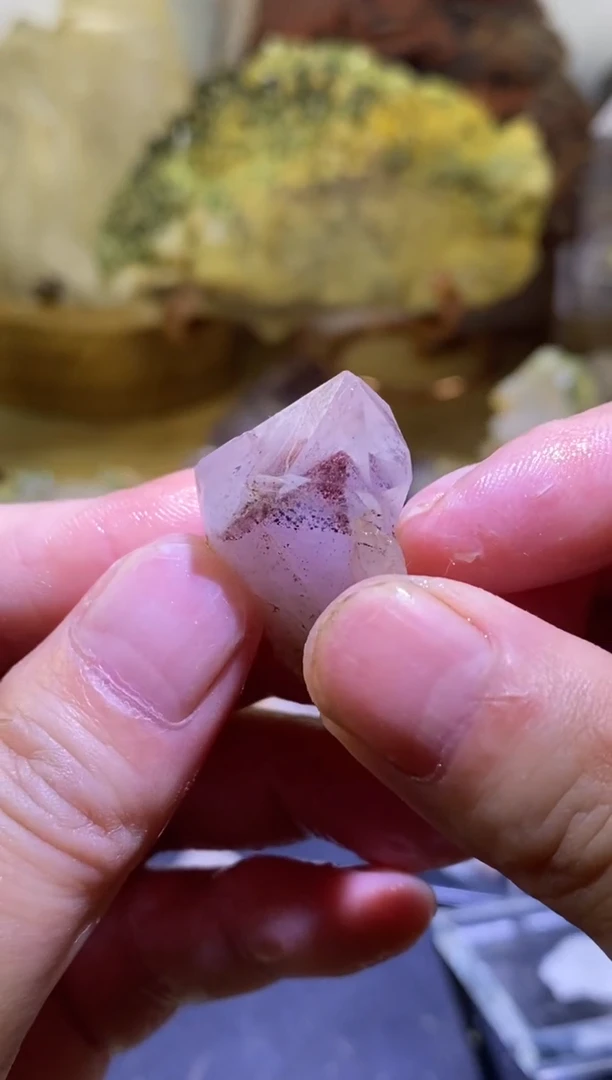 未镶嵌珠宝半成品水晶58号四川美姑超七花园水晶