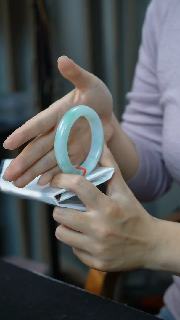 未镶嵌手镯翡翠21号-54.5正圈/MY/3