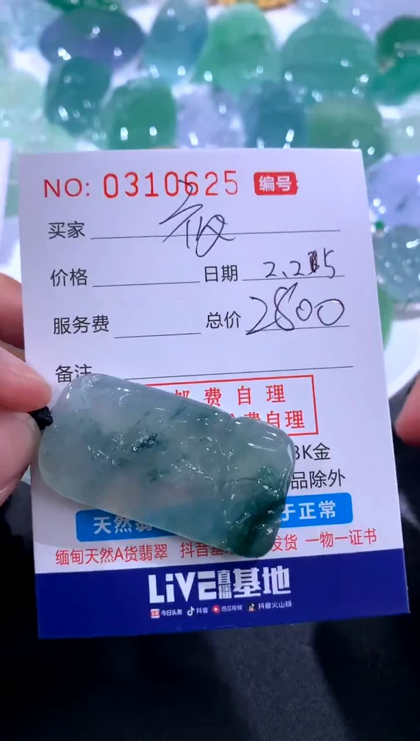 【闪购商品】翡翠颈饰未镶嵌夜