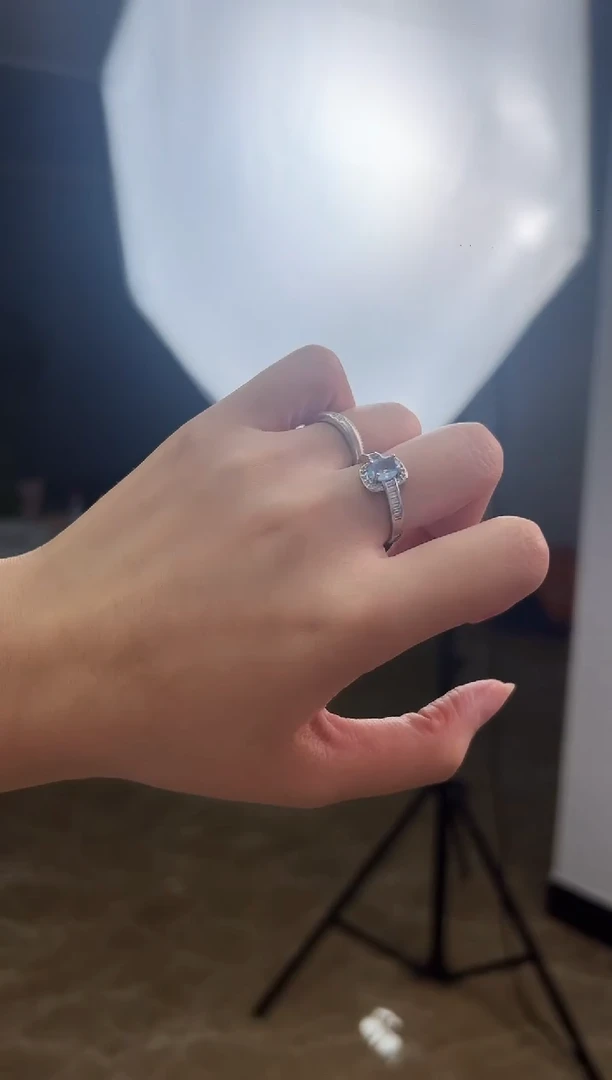 银S925镶嵌A托帕石天然珠宝多样性发其一