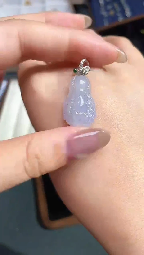 颈饰银S925镶嵌翡翠202021212