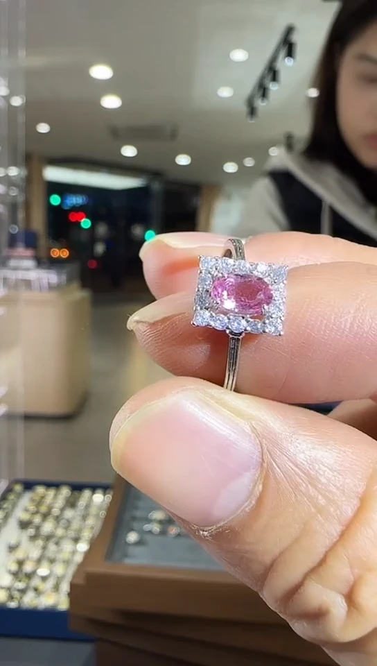 【闪购商品】碧玺戒指银S925镶嵌（多样性发一）