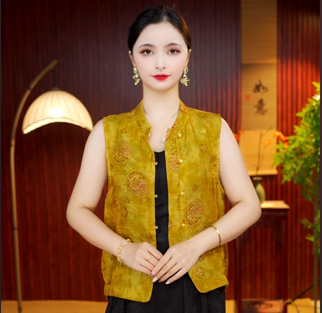 [南菊] 柒夫人高定新中式国风马甲