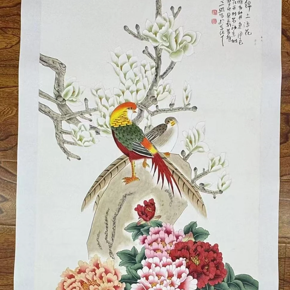 师立照 花鸟  8平尺 C2-561 绘画手绘宣纸