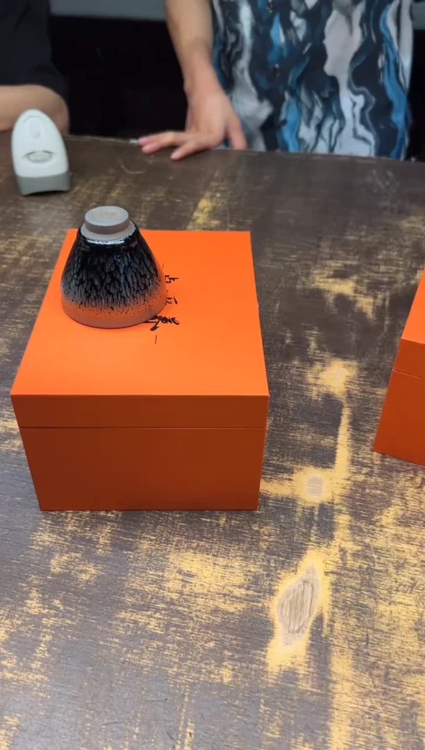 卓瑶养卓世油滴小束口盏+曜彩单盏