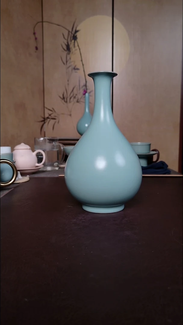 摆件瓷汝窑玉壶春