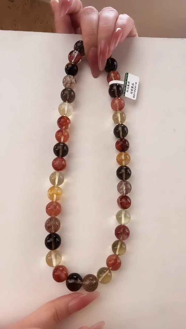 颈饰未镶嵌翡翠项链约12MM5318