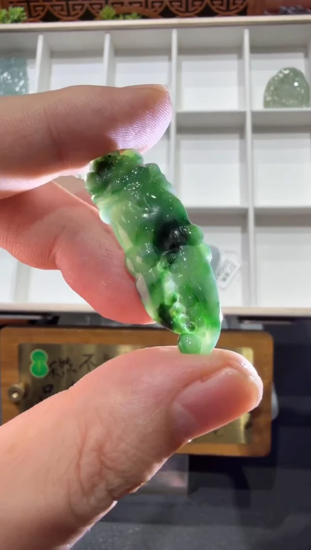 未镶嵌挂件翡翠A货翡翠多样性孤品