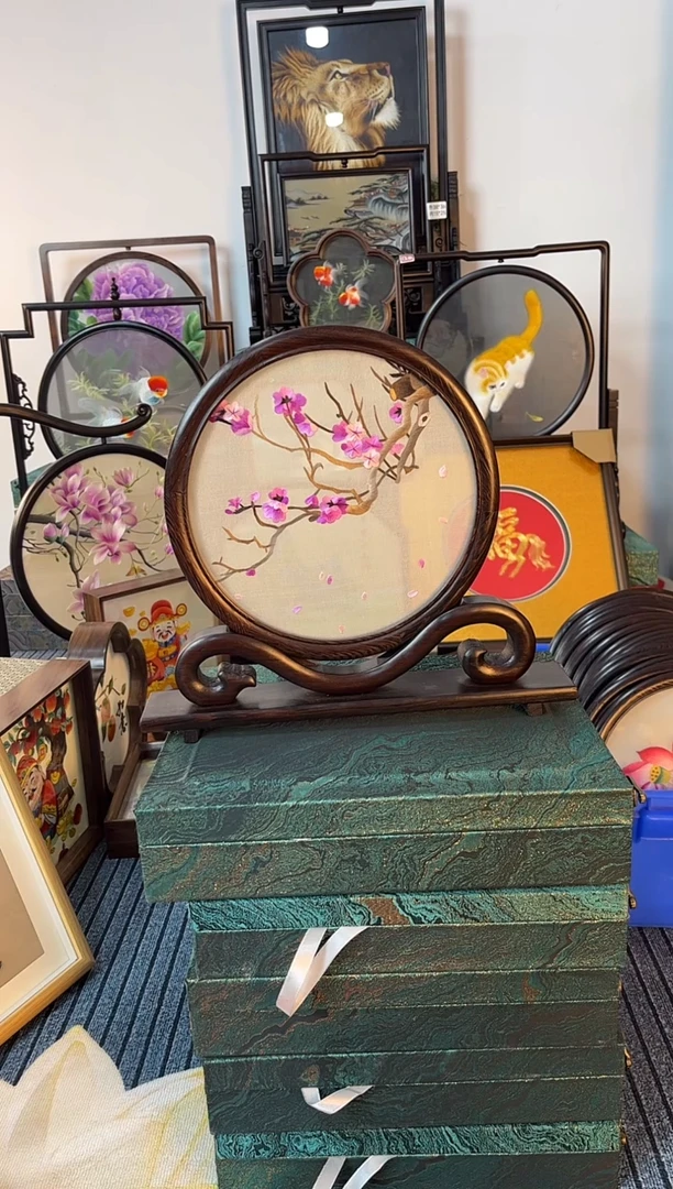 刺绣林*儿纯手工苏绣双面绣绣布