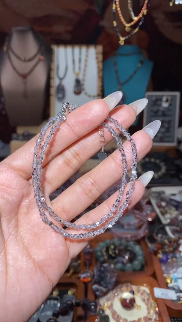 【闪购商品】水晶锁骨链未镶嵌闪灵钻