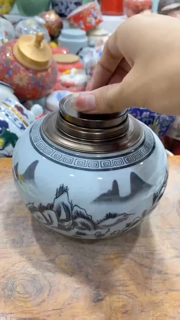 摆件茶叶罐密封罐储存罐