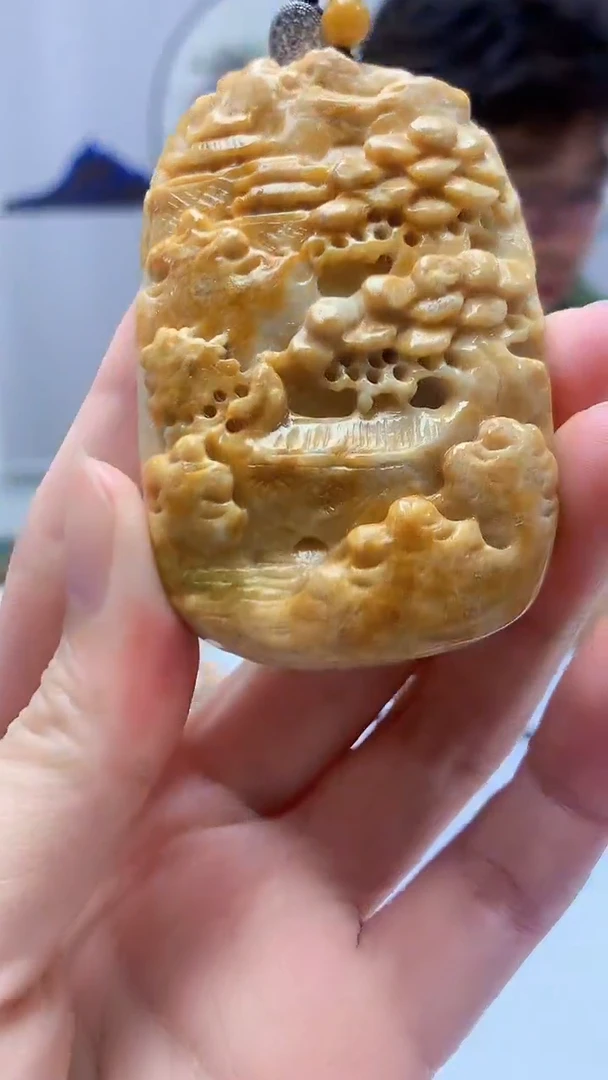 【闪购商品】翡翠颈饰未镶嵌4688zm-JJ挂件5