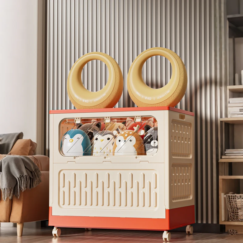 大容量家用可折叠衣物收纳箱超大号翻盖储物整理箱玩具整理巨无霸