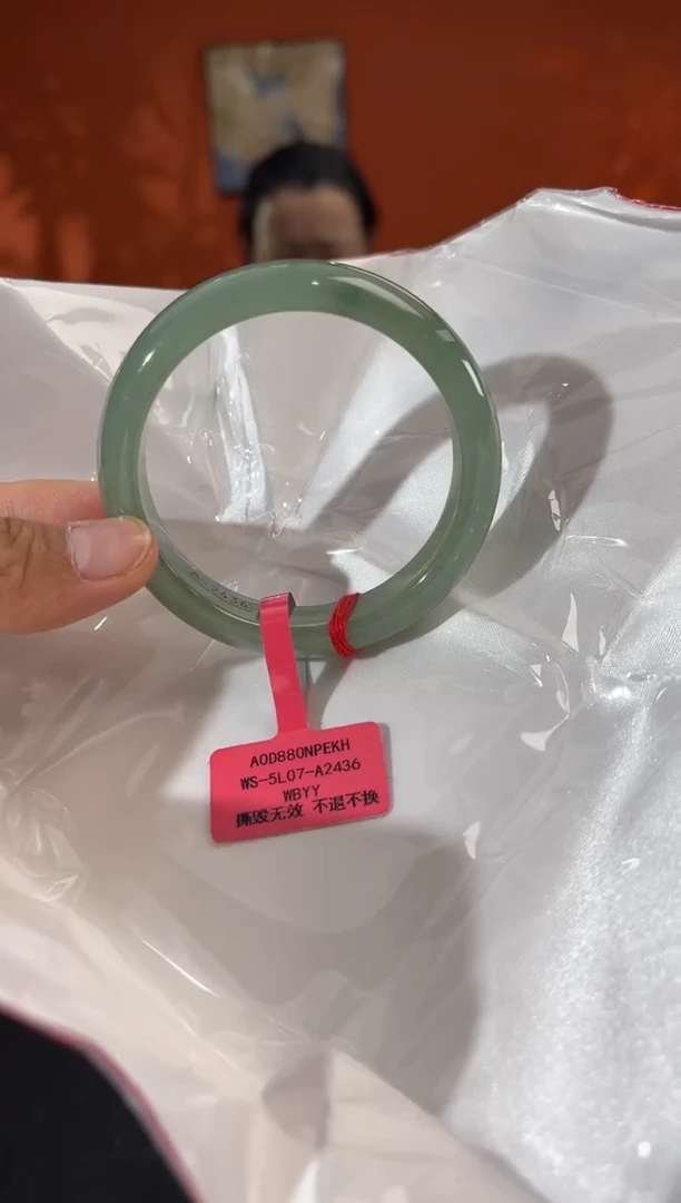 未镶嵌手镯翡翠5         圈口54