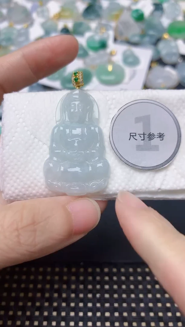 颈饰未镶嵌翡翠天然缅甸A货翡翠