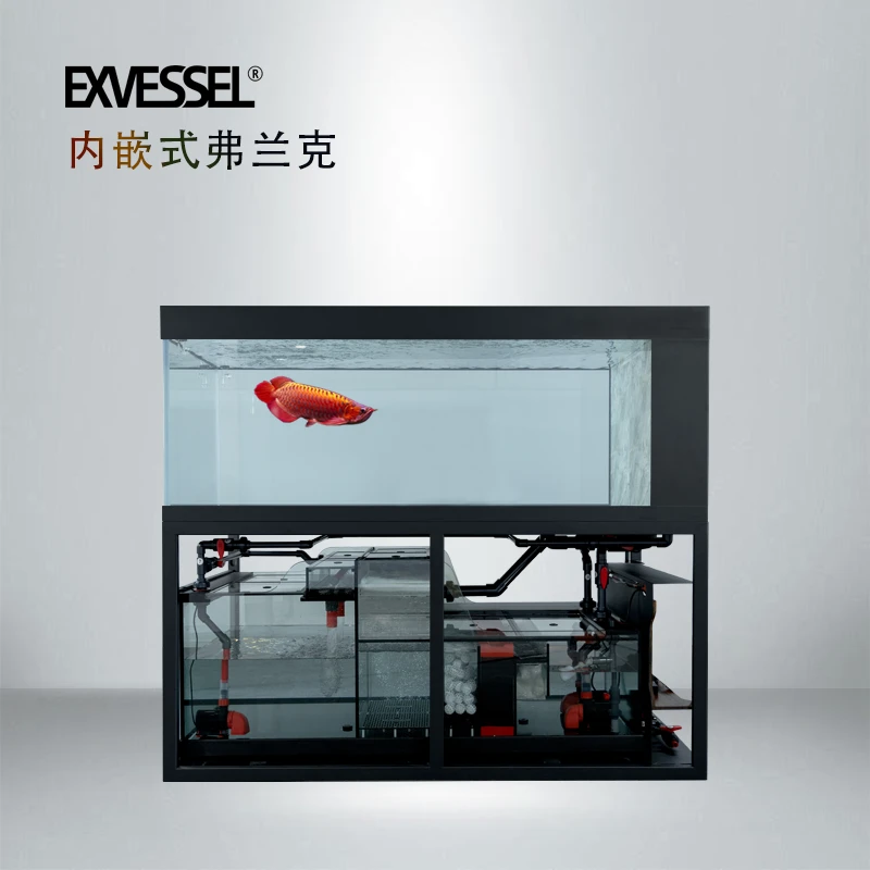 EXVESSEL久鼎弗兰克系列龙缸/工业风鱼缸/内嵌鱼缸/嵌入式鱼缸