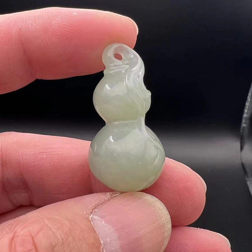 【可塘余掌柜】和田玉葫芦吊坠-约34*16mm-KTSG-011805-多样性发一