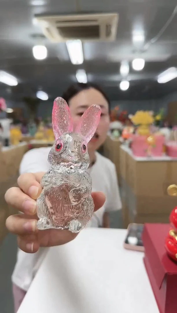 金沃水晶琉璃     兔子