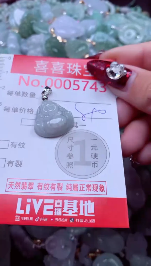 颈饰未镶嵌翡翠5743