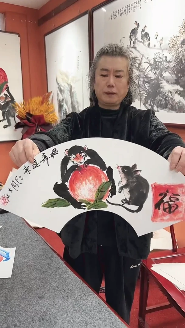 国画周大拙/国画/花鸟